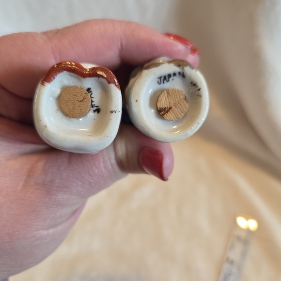 Vintage Husband and Wife Bakers Chefs Salt and Pepper Shakers Made in Japan - Picture 7 of 9